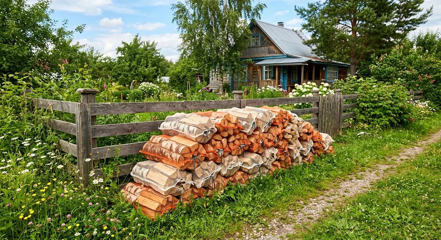 Дрова для дачи в Монине